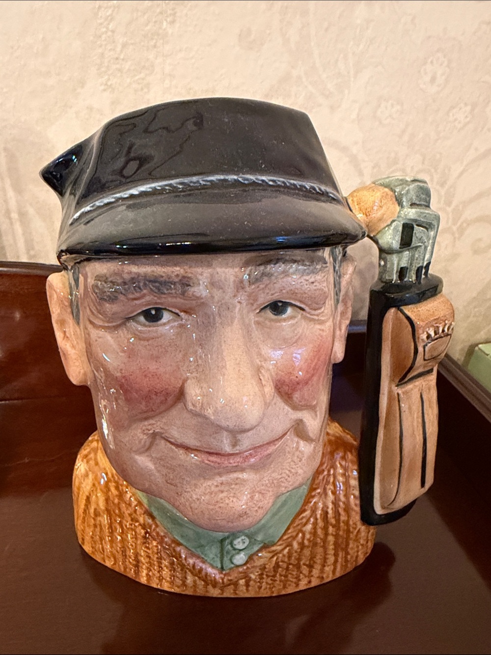 Large Royal Doulton Golfer Toby Mug